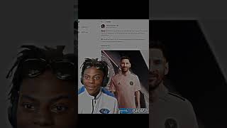 Ishowspeed Reacts to Messi Joining Inter Miami