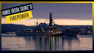 HMS Iron Duke shows off powerful firepower | Royal Navy