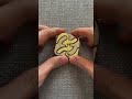 How to solve the Hanayama Cast Square in 1 second