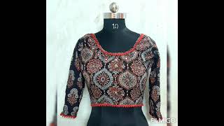 Ajrakh mirror work blouses #blouse #ajrakh #trending #viral #indianwear #supportsmallbusiness