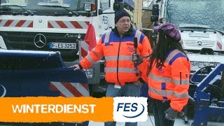 Kinderreporterin Tasnim beim Winterdienst der Frankfurter Stadtreiniger