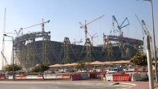 Work Continues On Qatar 2022 FIFA World Cup Final Stadium