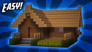Minecraft: How To Build A Small Survival Starter House Tutorial (#2)
