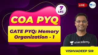 GATE PYQ: Memory Organization | COA PYQs | Lec 7 | GATE CSE/IT 2021 Exam