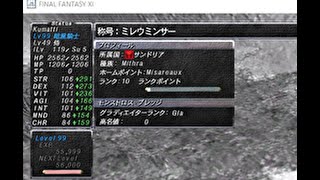 FF11 mireu討伐 試練鯖の人 ありがとう 200219 HQ