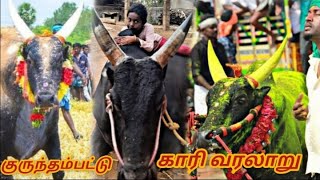 குருந்தம்பட்டு  முத்து முனிஸ்வரர்  கோவில் காளை காரி யின் வரலாறு