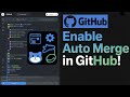 How to Allow Auto Merge on GitHub (Step-by-Step Tutorial)