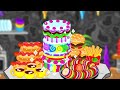 lionet tasty rainbow cookies with gummy bears cartoon for kids