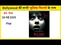 bollywood all horror movie name list all ghost film name बॉलीवुड की सभी डरावनी और भूतिया फिल्म