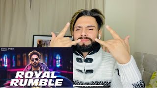 EMIWAY - ROYAL RUMBLE (PROD BY. BKAY) | (OFFICIAL MUSIC VIDEO) REACTION | LOVEPREET CREATIONS