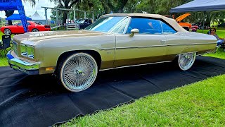 POUNCEY CARSHOW LAKELAND, FL 2K23 PT2  DONKS / VERTS / BIG RIMS / AMAZING WHIPS /  AUDIO STUNTWALL