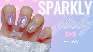 GIRLY nails tutorial by VAGA