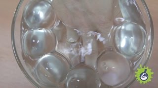 Невидимые в воде полимерные шарики (прозрачные орбиз, orbeez)