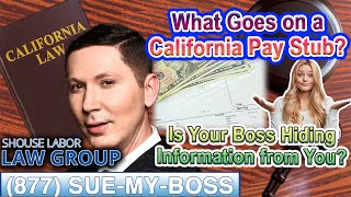 What Information Is Required to Be on Your Pay Stub? Fight Back Against Paystub Violations