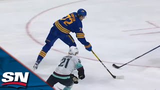 Sabres' Tage Thompson Dazzles Through Kraken Defence To Feed Alex Tuch For Opening Goal