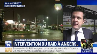 Intervention du raid: le maire d'Angers rapporte que \