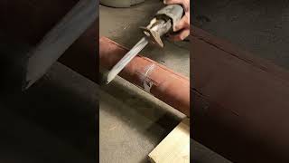 How to Cut a Lally column with no Special Tools #shorts