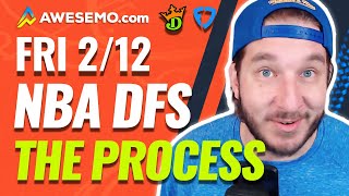 NBA DFS STRATEGY & RESEARCH PROCESS DRAFTKINGS & FANDUEL DAILY FANTASY BASKETBALL | FRIDAY 2/12