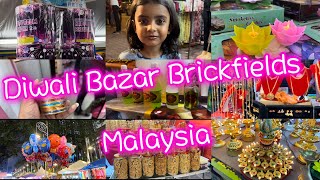 Diwali Bazar in Brickfields Malaysia | Shopping in Malaysia | Deepavali Shopping Kuala Lumpur..