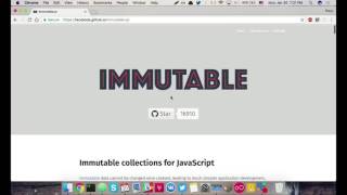 Lecture#41. ReactJS. Immutable.
