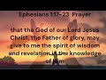 A Great Prayer  -  Ephesians 1 Prayer