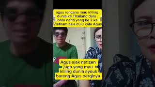 Pesan Agus . Kalo netizen mau ikut kliling dunia .bareng Agus boleh juga sekalian .#agus#novi#wawa#