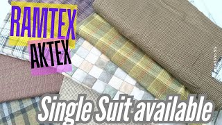 आपकी जबरदस्त Demand पर Ramtex \u0026 AK Tex Branded Suits | सिंगल भी मिलेगा | Cia Collection