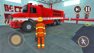 911 Rescue Fire Truck Driver Simulator 3D: Firefighter Games - Android Gameplay