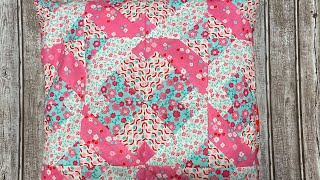 Hidden wells pillow tutorial