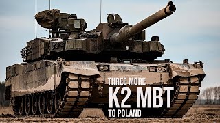 South Korean delivered three more K2 main battle tanks to Poland