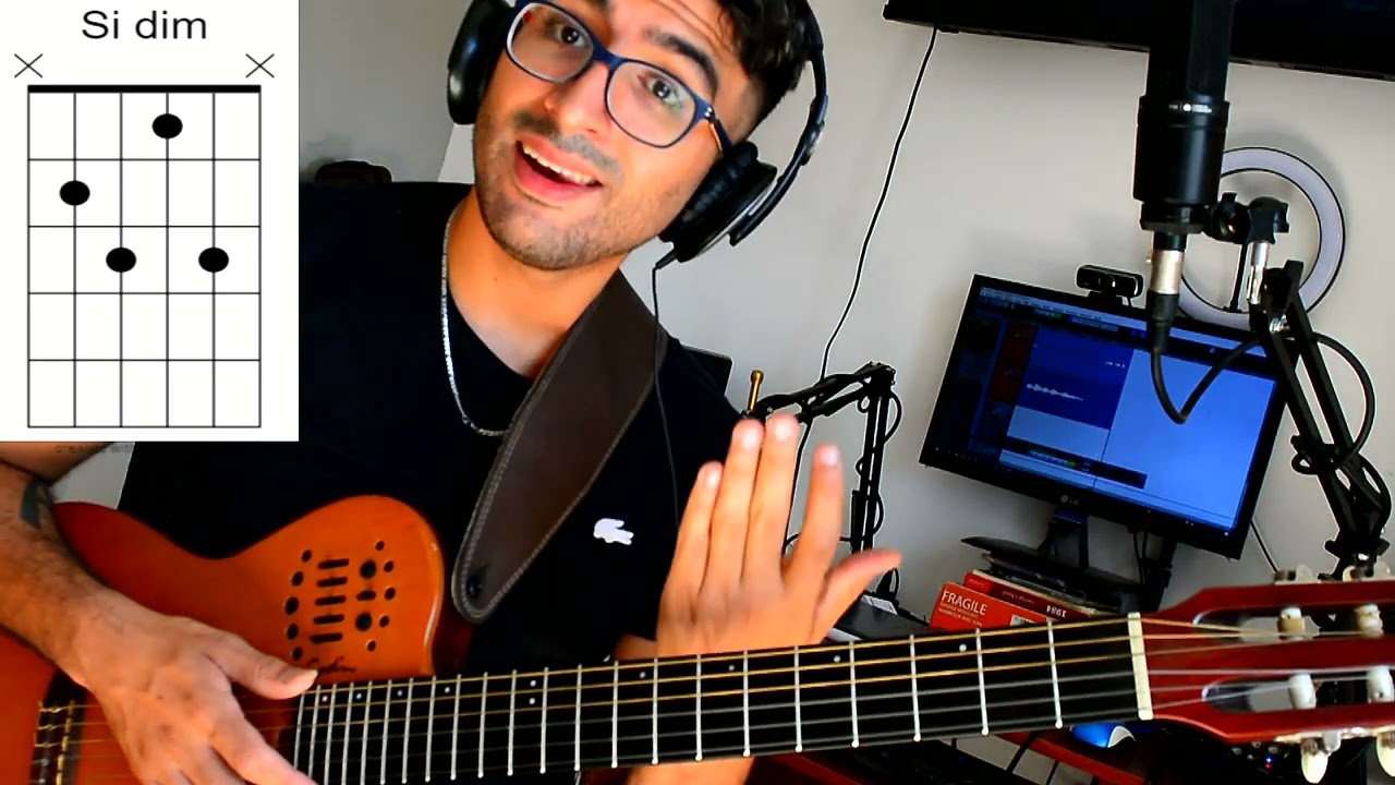 3 Posiciones De Acordes DISMINUIDOS | Tutorial Guitarra - YouTube