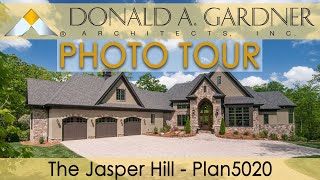 Luxury house plan with five bedrooms and a rustic facade | The Jasper Hill