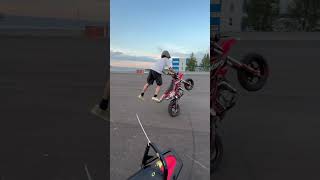 БОЛЬШЕ ДВИЖА У МЕНЯ В ТГ: Blsxdmrt757 #bikelife #мотард #кайо #stunt #мотоциклы #pitbike #stuntrider