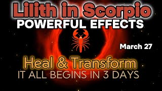 Lilith in Scorpio: Deep Healing & Emotional Rebirth! 🌑 | Powerful Subliminal for Transformation
