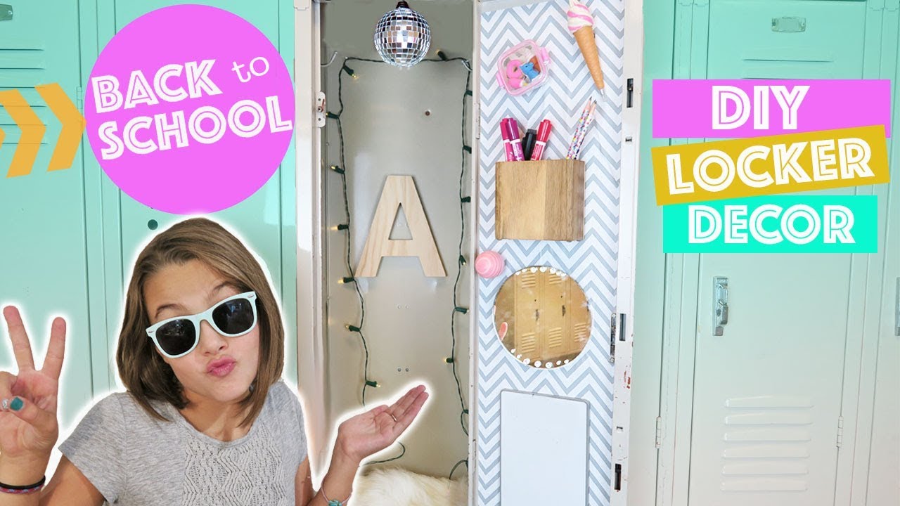 Locker Decorating Ideas Back To School Diy Locker Decor Organization