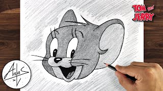How To Draw Jerry The Mouse | Tom & Jerry Drawing Tutorial