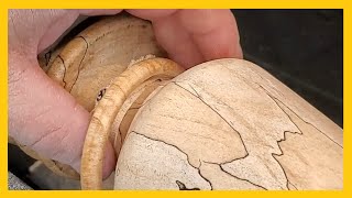 Woodturning a Captive 3-Ring Goblet