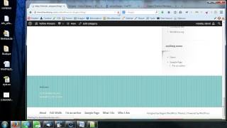 Complete WordPress Video Tutorial - 28 - Appearance - Widgets
