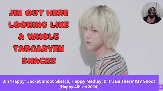 Baby Army 1st Reaction To: Jin ‘Happy’ Jacket Shoot Sketch, Happy Medley, & 'I'll Be There' MV Shoot