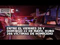 Reportan el segundo día más violento del año en México