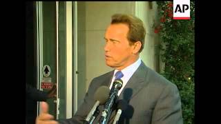 Republican Governor Arnold Schwarzenegger says the U.S. needs to focus on the goal to 'not make Iraq