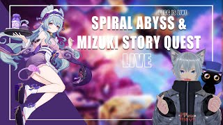 Spiral Abyss Help and Mizuki Story Quest Live | Pegg Slays | Vtuber INDIA LIVE | Sub Goal 5k