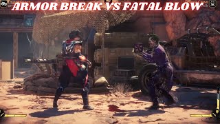 Armor Break vs Fatal Blow. This Joker wasn't having it