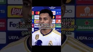 rodrygo about ronaldo #rodrygo #ronaldo #interview #shorts