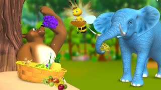 হাতি আর ভাল্লুক বন্ধুত্বের বাংলা গল্প - Elephant and Bear Friendship | 3D Moral Stories | JOJO TV