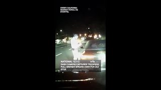 Dashcam captures trooper pull over Britney Spears for DUI stop