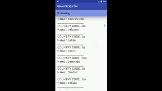 Android | Xml Parsing