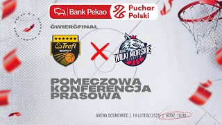 Pekao S.A Puchar Polski: Konferencja prasowa po meczu Trefl Sopot - King Szczecin