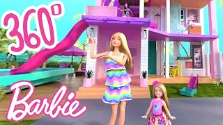 @Barbie | 💖 BARBIE'S NEW DREAMHOUSE ✨ 360° VIRTUAL HOUSE TOUR! | #Dreamhouse REMIX