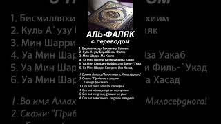 Сура 113 Аль-Фаляк Әл-Фәләқ Сүресі